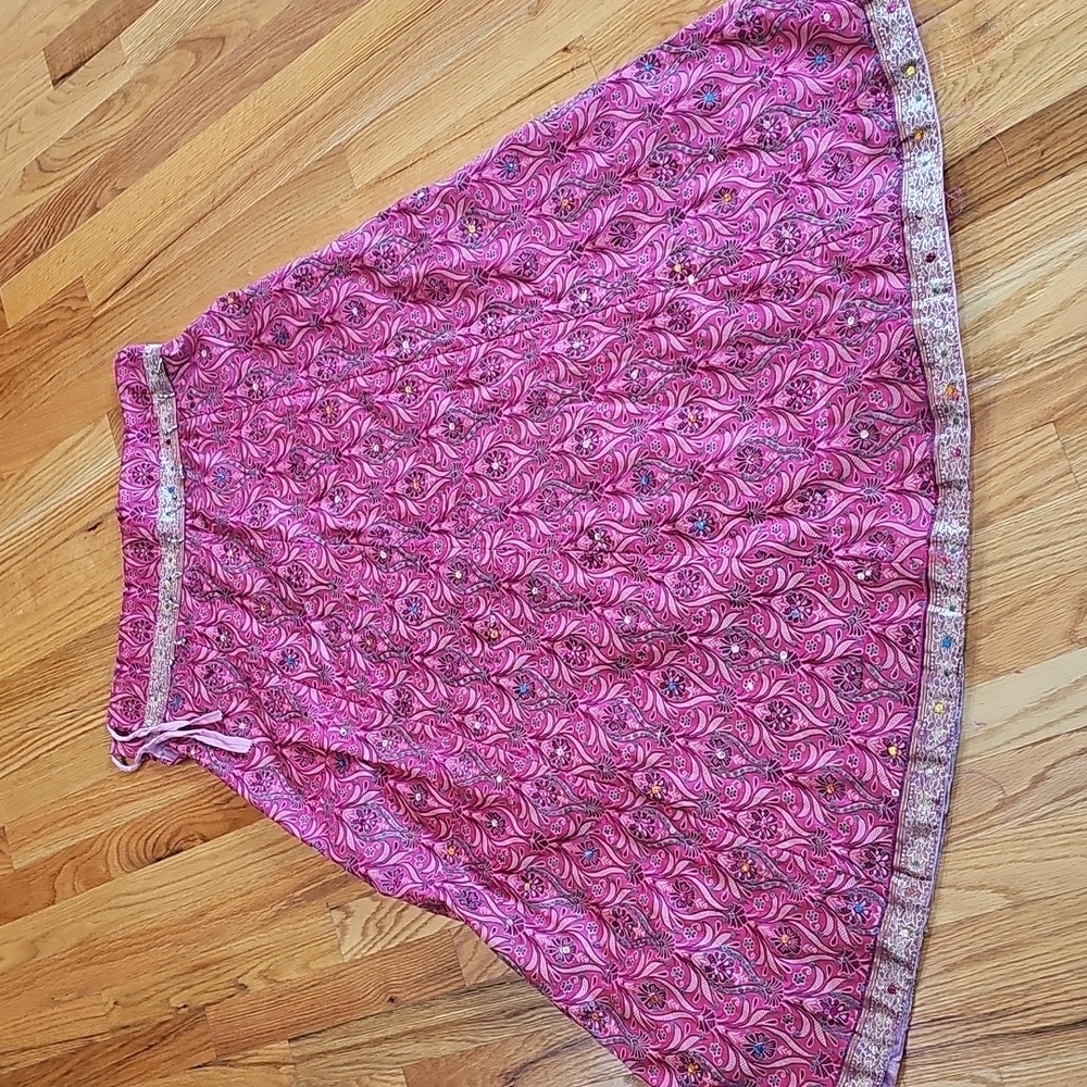 Pink Boho skirt